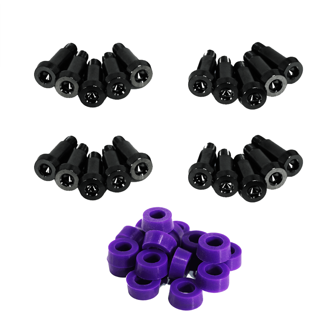 ZSPEC Shoulder-Bolt Timing Covers Fastener Kit for '84-89 Nissan 300zx Z31, Titanium