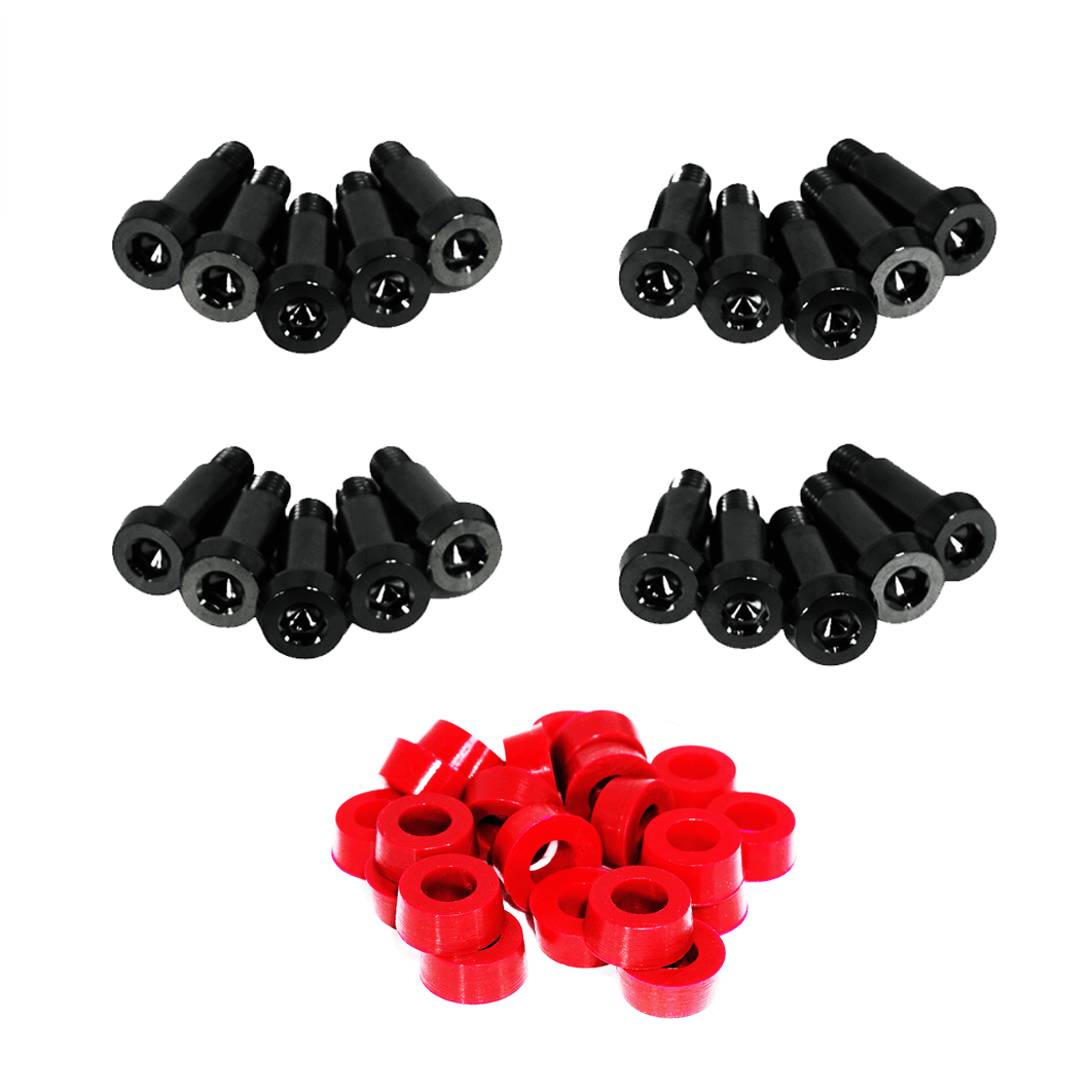 ZSPEC Shoulder-Bolt Timing Covers Fastener Kit for '84-89 Nissan 300zx Z31, Titanium