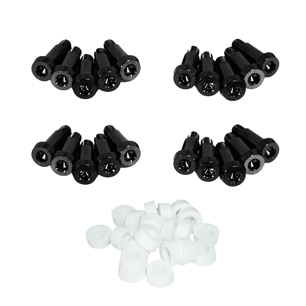 ZSPEC Shoulder-Bolt Timing Covers Fastener Kit for '84-89 Nissan 300zx Z31, Titanium