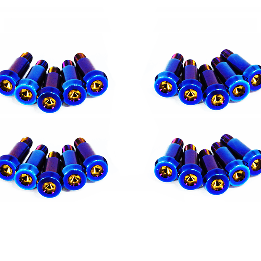 ZSPEC Shoulder-Bolt Timing Covers Fastener Kit for '84-89 Nissan 300zx Z31, Titanium