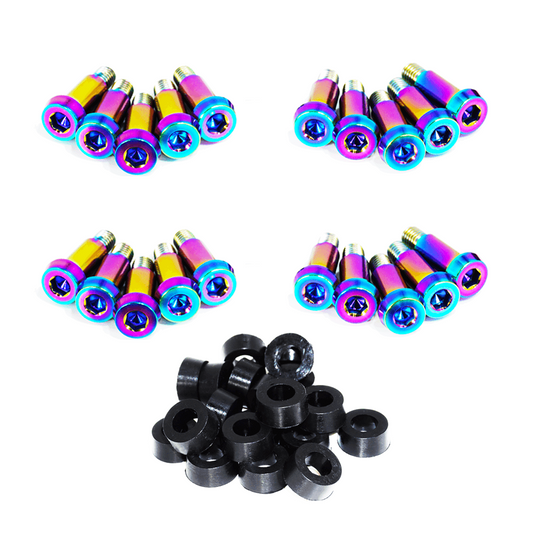 ZSPEC Shoulder-Bolt Timing Covers Fastener Kit for '84-89 Nissan 300zx Z31, Titanium