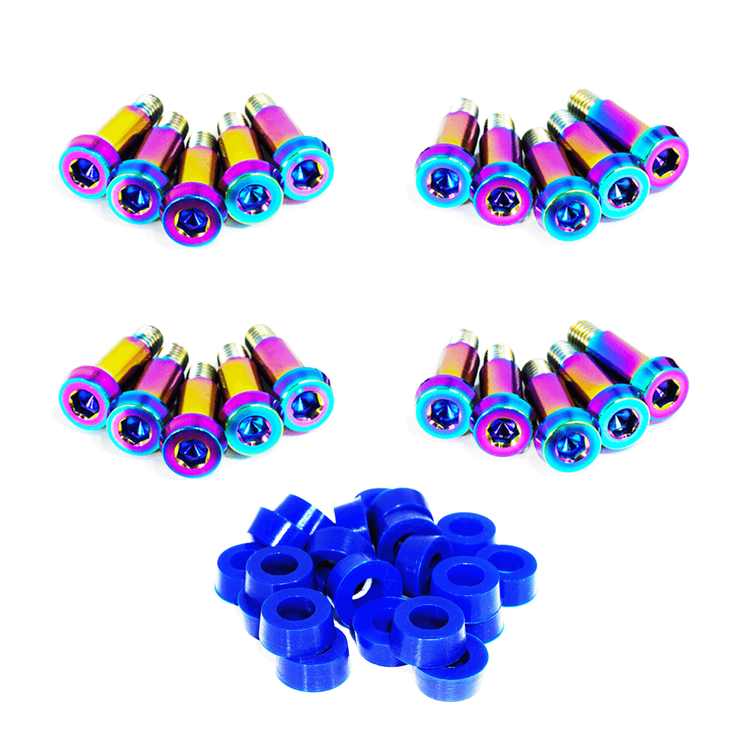 ZSPEC Shoulder-Bolt Timing Covers Fastener Kit for '84-89 Nissan 300zx Z31, Titanium