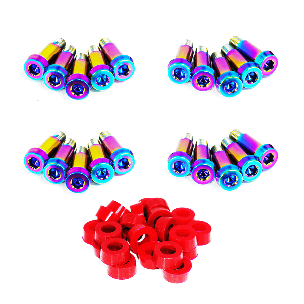 ZSPEC Shoulder-Bolt Timing Covers Fastener Kit for '84-89 Nissan 300zx Z31, Titanium