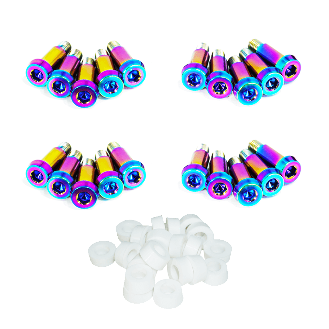 ZSPEC Shoulder-Bolt Timing Covers Fastener Kit for '84-89 Nissan 300zx Z31, Titanium