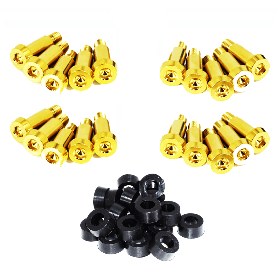 ZSPEC Shoulder-Bolt Timing Covers Fastener Kit for '84-89 Nissan 300zx Z31, Titanium