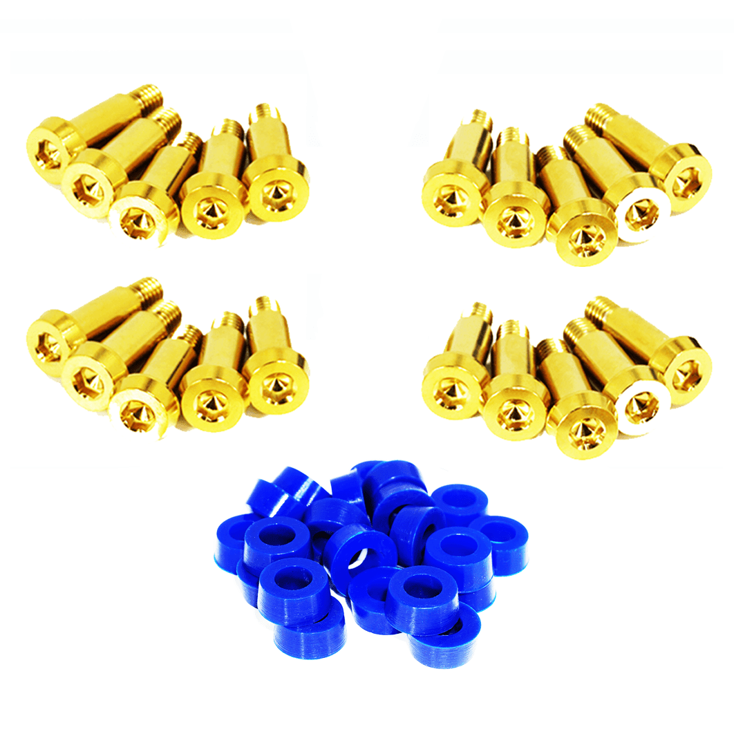 ZSPEC Shoulder-Bolt Timing Covers Fastener Kit for '84-89 Nissan 300zx Z31, Titanium