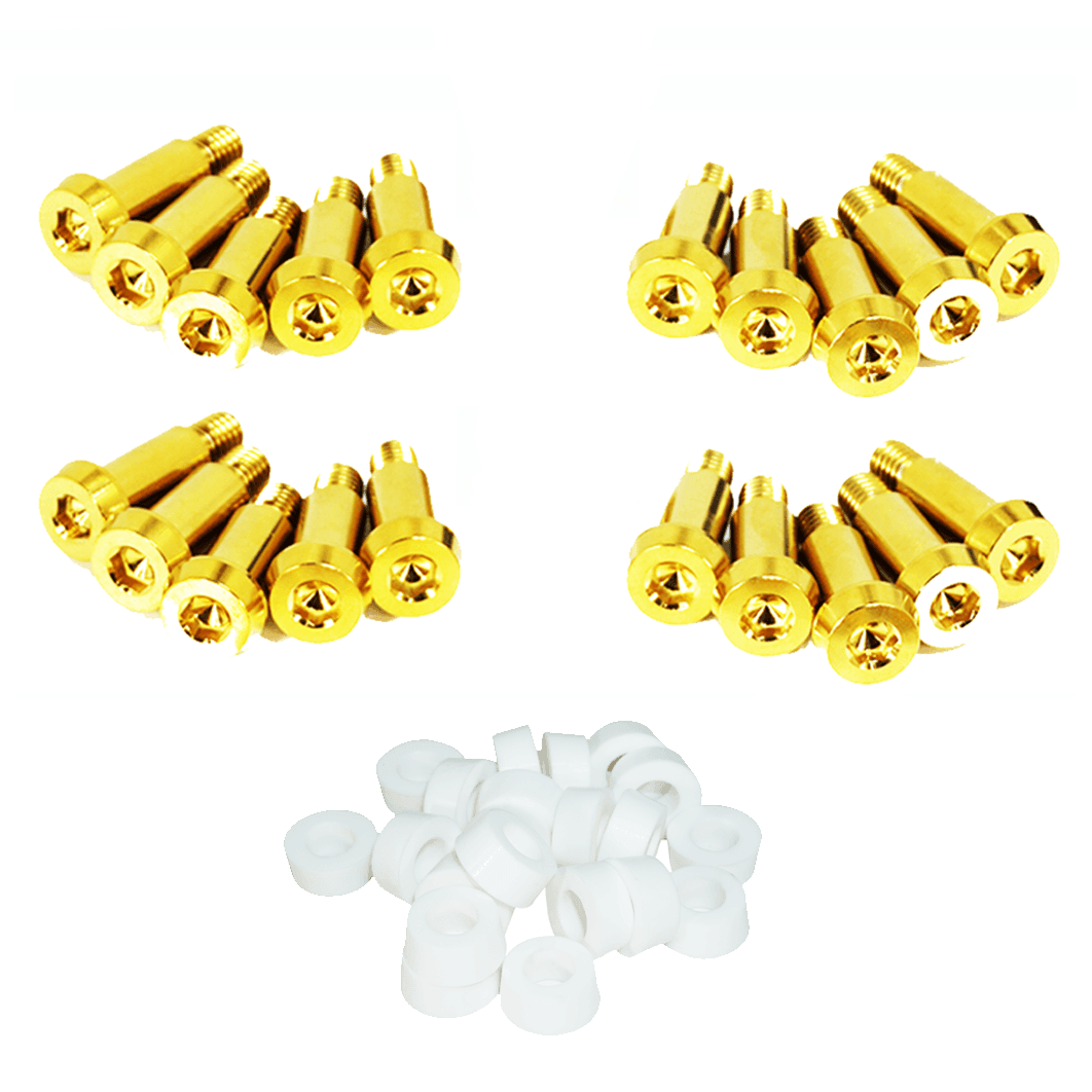 ZSPEC Shoulder-Bolt Timing Covers Fastener Kit for '84-89 Nissan 300zx Z31, Titanium