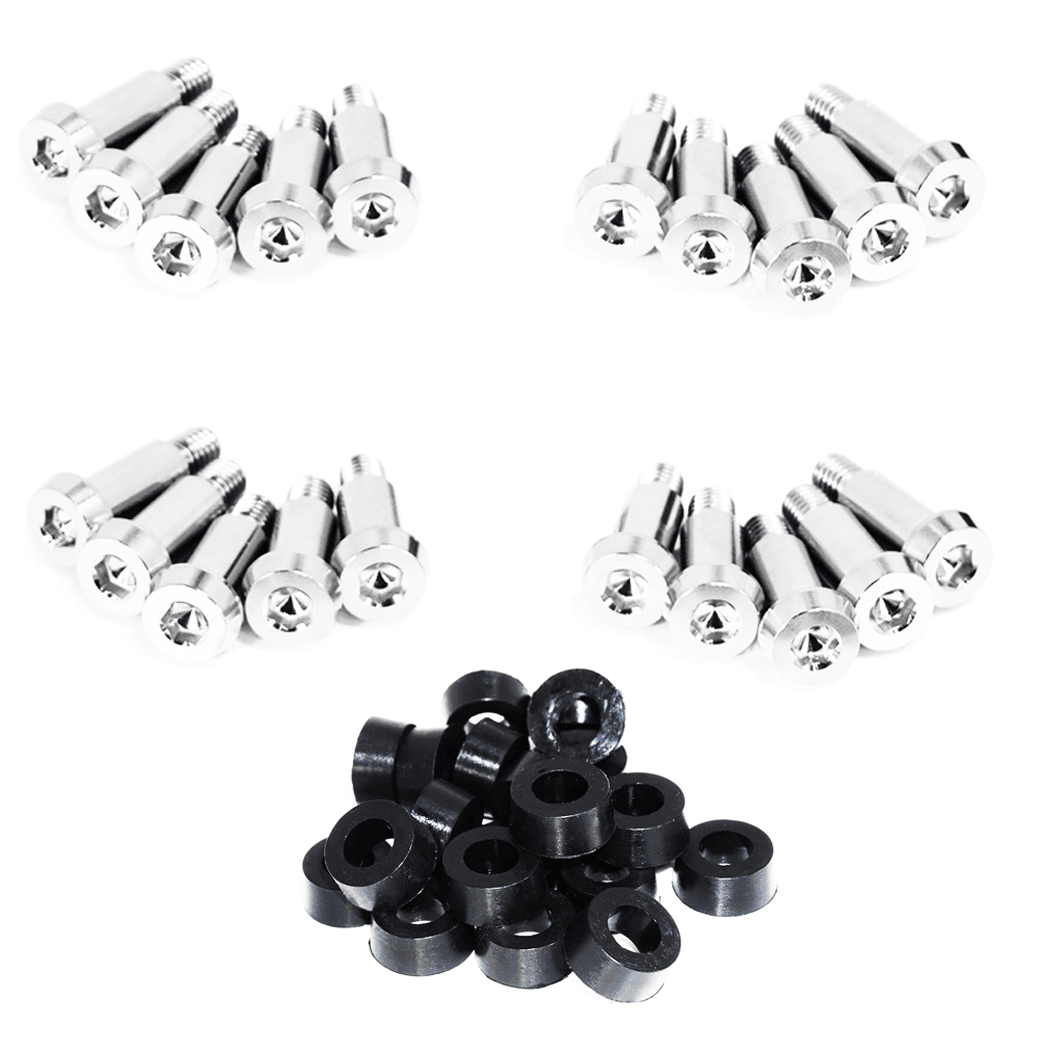 ZSPEC Shoulder-Bolt Timing Covers Fastener Kit for '84-89 Nissan 300zx Z31, Titanium