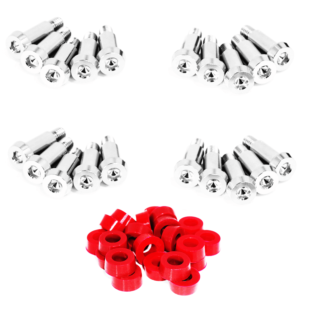 ZSPEC Shoulder-Bolt Timing Covers Fastener Kit for '84-89 Nissan 300zx Z31, Titanium