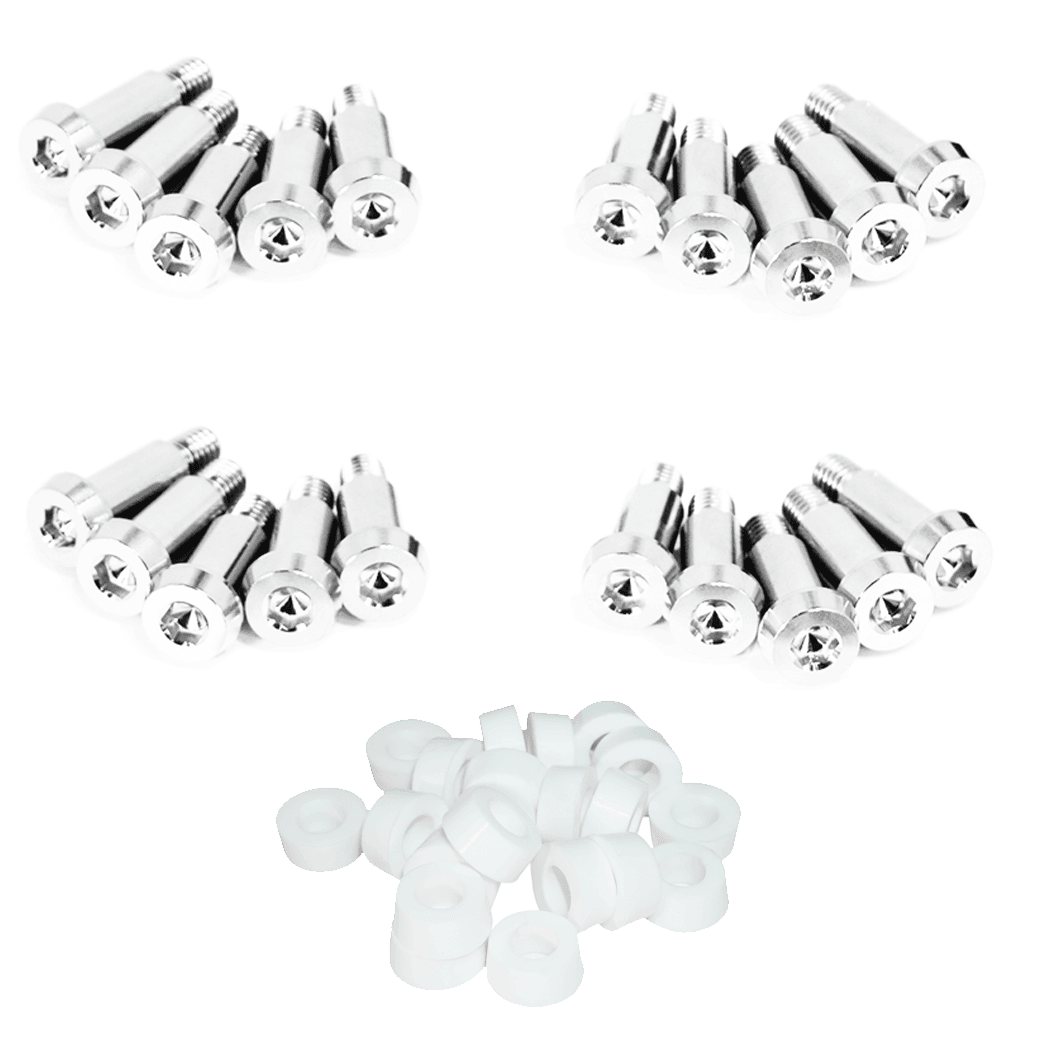 ZSPEC Shoulder-Bolt Timing Covers Fastener Kit for '84-89 Nissan 300zx Z31, Titanium