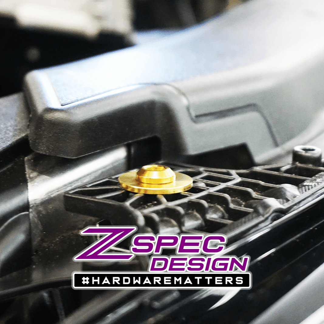 ZSPEC "Stage 2" Dress Up Bolts® Fastener Kit for '18-23+ Audi A5 8W6 2.0L, Titanium