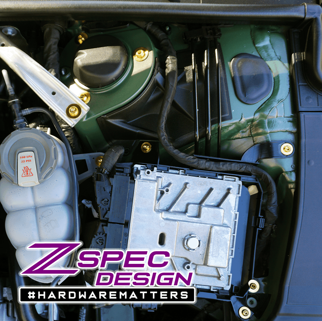 ZSPEC "Stage 2" Dress Up Bolts® Fastener Kit for '18-23+ Audi A5 8W6 2.0L, Titanium