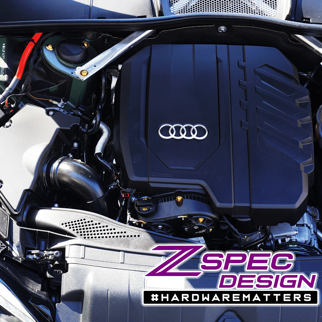 ZSPEC "Stage 2" Dress Up Bolts® Fastener Kit for '18-23+ Audi A5 8W6 2.0L, Titanium