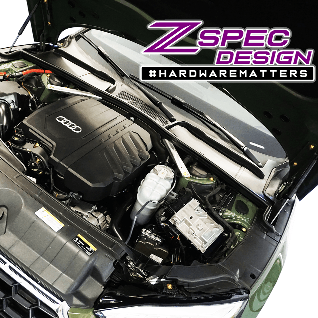 ZSPEC "Stage 2" Dress Up Bolts® Fastener Kit for '18-23+ Audi A5 8W6 2.0L, Titanium