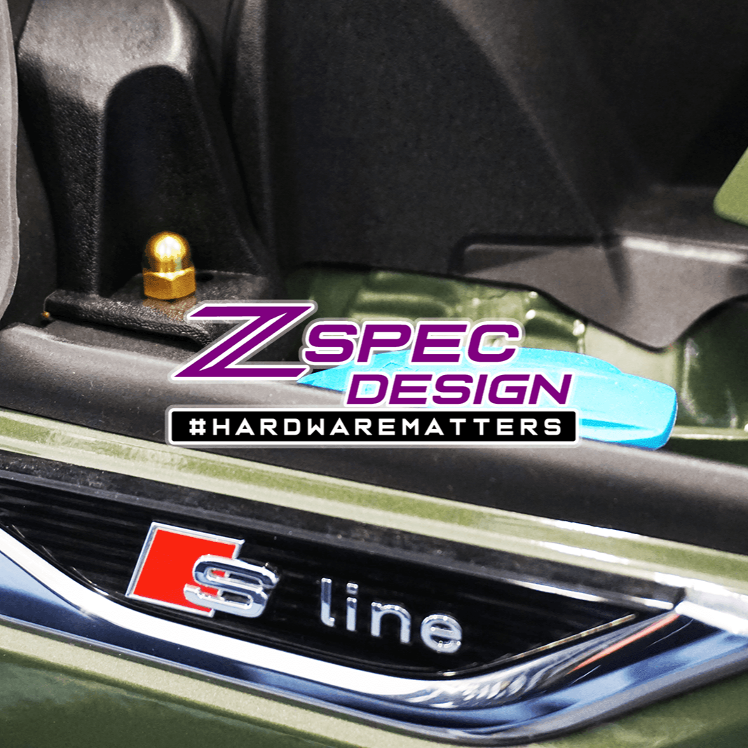 ZSPEC "Stage 2" Dress Up Bolts® Fastener Kit for '18-23+ Audi A5 8W6 2.0L, Titanium