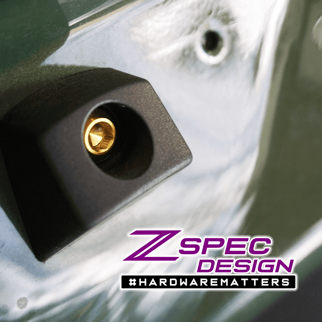 ZSPEC Dress Up Bolts® Trunk-Area Fastener Kit for '18-23+ Audi A5 8W6 2.0L, Titanium