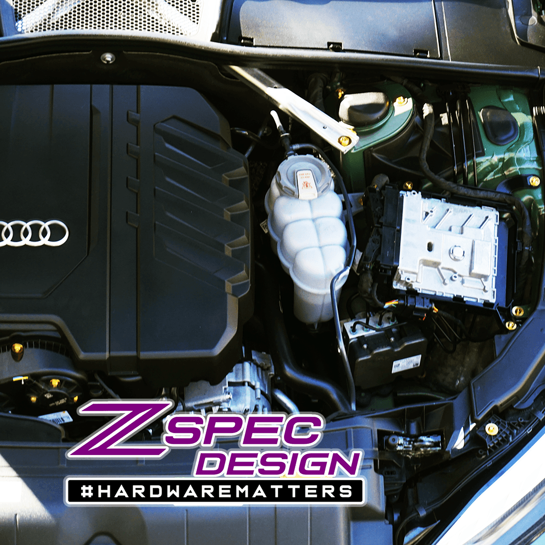 ZSPEC "Stage 2" Dress Up Bolts® Fastener Kit for '18-23+ Audi A5 8W6 2.0L, Titanium