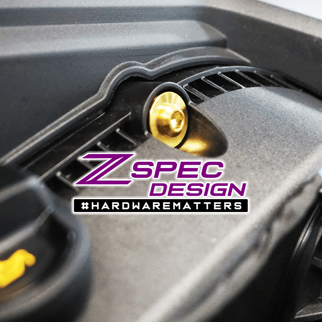 ZSPEC "Stage 2" Dress Up Bolts® Fastener Kit for '18-23+ Audi A5 8W6 2.0L, Titanium