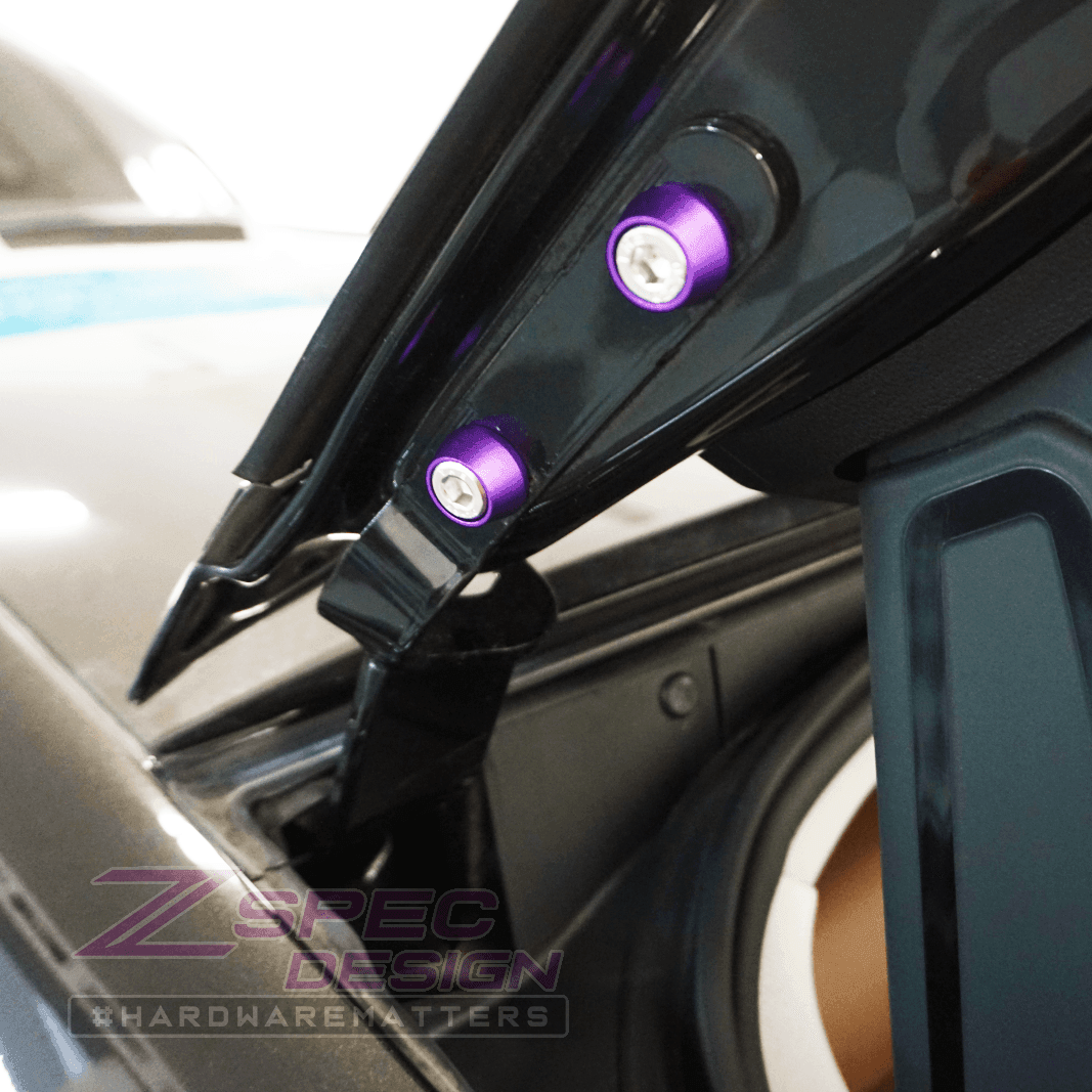 ZSPEC Dress Up Bolts® Trunk Fastener Kit for '12-18 Audi A7 4G8 3.0L, Stainless & Billet