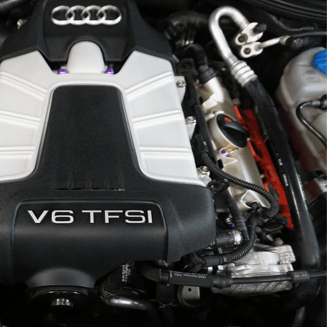 ZSPEC "Stage 2" Dress Up Bolts® Fastener Kit for '12-18 Audi A7 4G8 3.0L, Stainless & Billet