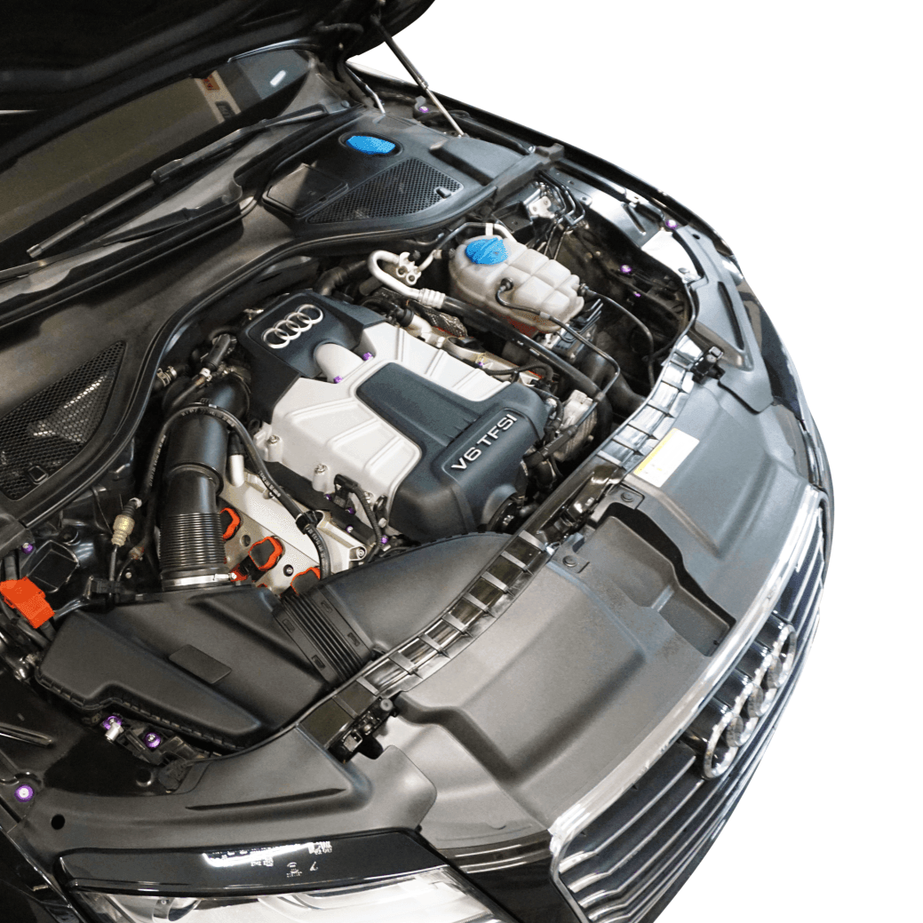 ZSPEC "Stage 3" Dress Up Bolts® Fastener Kit for '12-18 Audi A7 4G8 3.0L, Stainless & Billet