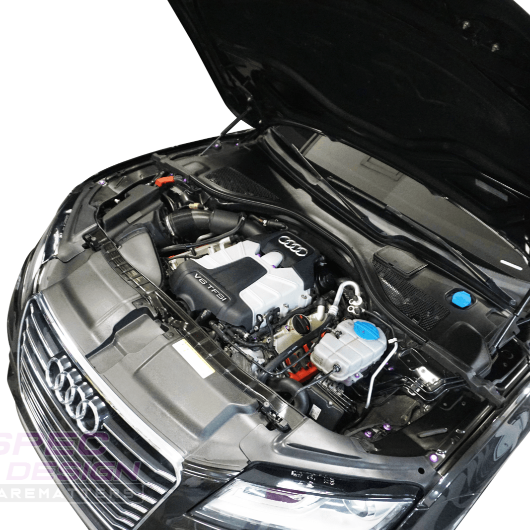 ZSPEC "Stage 3" Dress Up Bolts® Fastener Kit for '12-18 Audi A7 4G8 3.0L, Stainless & Billet