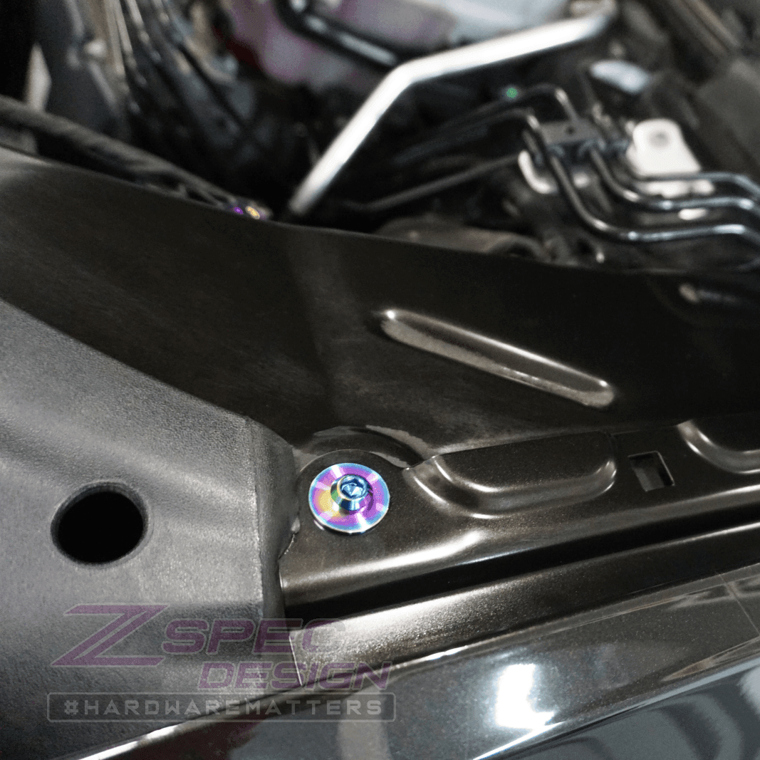 ZSPEC "Stage 3" Dress Up Bolts® Fastener Kit for '12-18 Audi A7 4G8 3.0L, Titanium