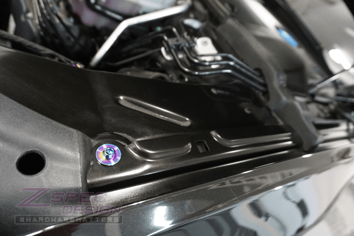 ZSPEC "Stage 2" Dress Up Bolts® Fastener Kit for '12-18 Audi A7 4G8 3.0L, Titanium