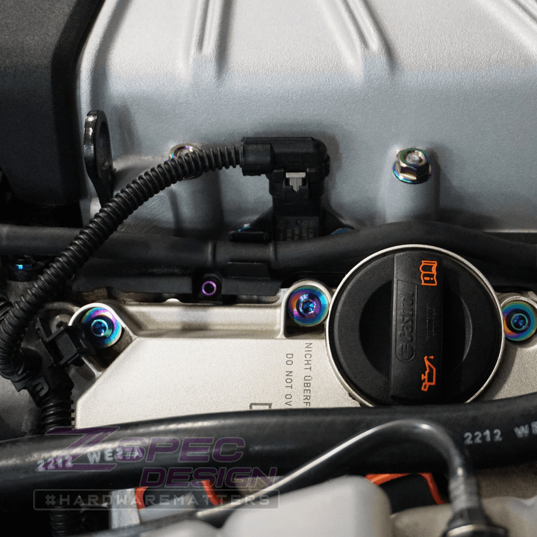 ZSPEC "Stage 3" Dress Up Bolts® Fastener Kit for '12-18 Audi A7 4G8 3.0L, Titanium