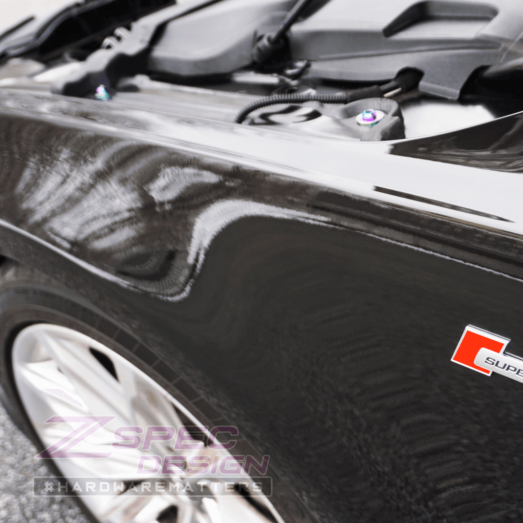 ZSPEC "Stage 2" Dress Up Bolts® Fastener Kit for '12-18 Audi A7 4G8 3.0L, Titanium