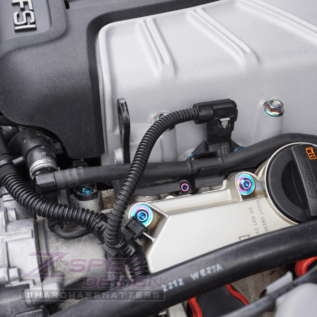 ZSPEC "Stage 3" Dress Up Bolts® Fastener Kit for '12-18 Audi A7 4G8 3.0L, Titanium