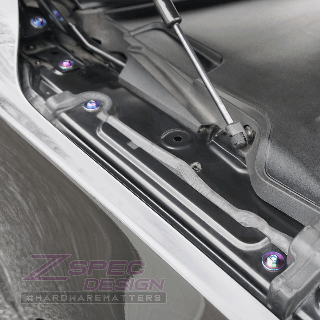 ZSPEC "Stage 3" Dress Up Bolts® Fastener Kit for '12-18 Audi A7 4G8 3.0L, Titanium