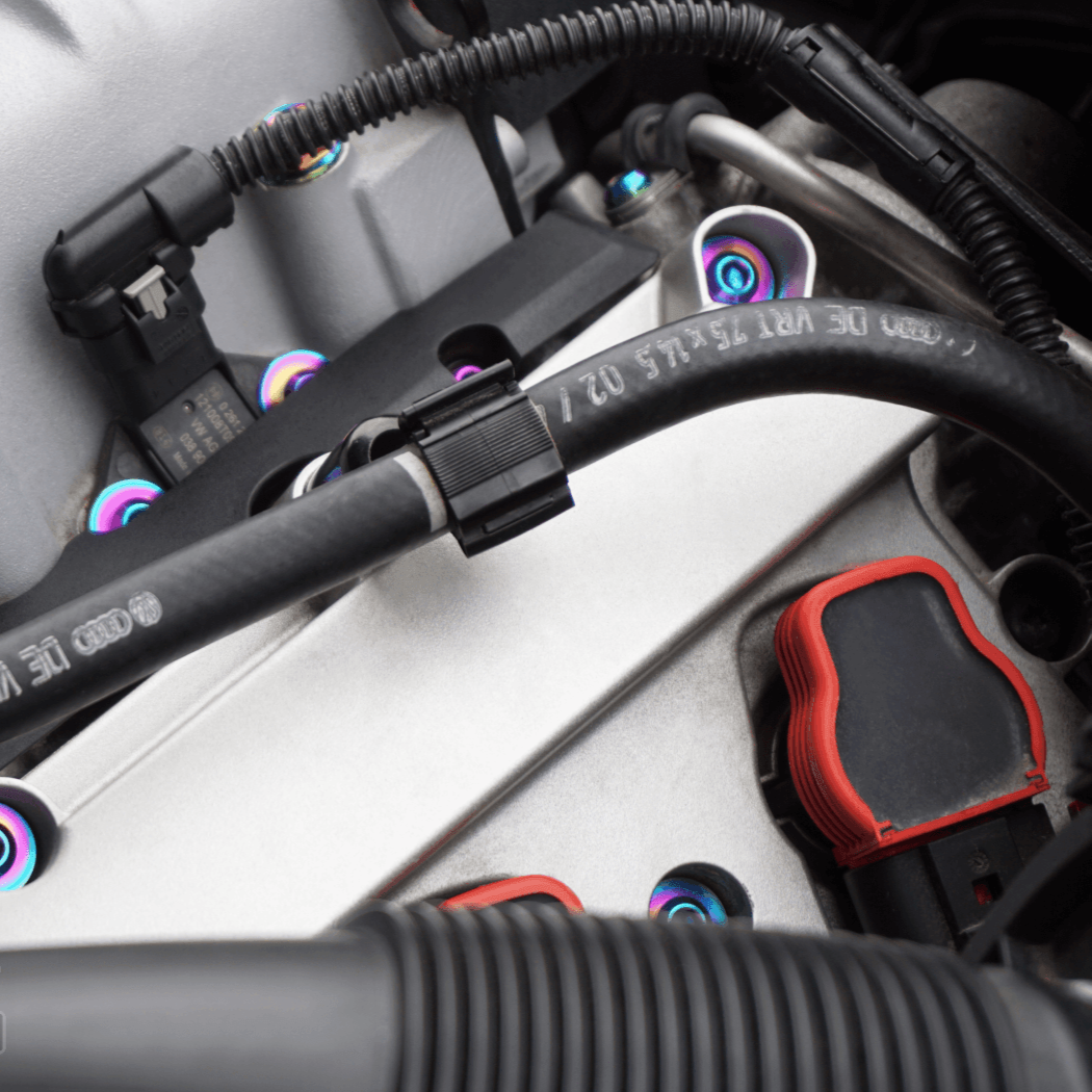 ZSPEC "Stage 3" Dress Up Bolts® Fastener Kit for '12-18 Audi A7 4G8 3.0L, Titanium