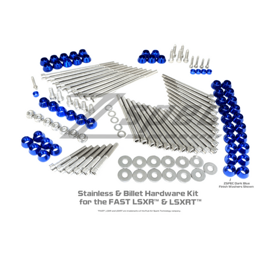 ZSPEC Dress Up Bolts® Kit for FAST 102mm LSXR and LSXRT Manifolds, Stainless & Billet