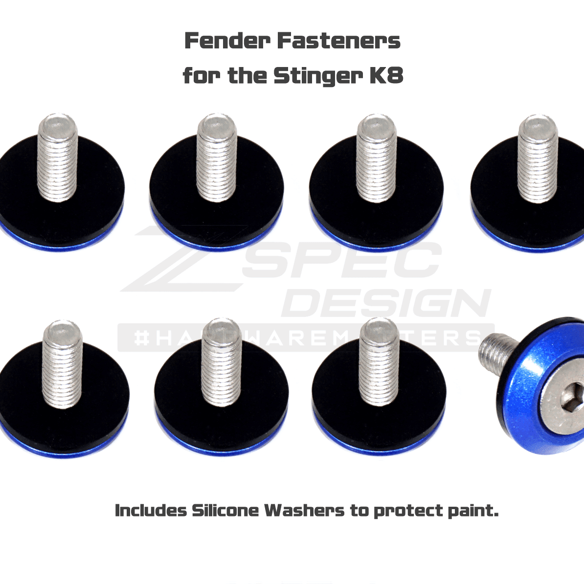 ZSPEC Fenders Fastener Kit for '18+ Stinger GT K8, Stainless & Billet Hardware
