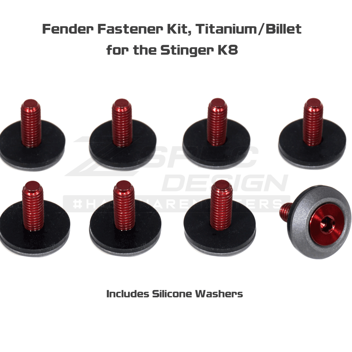 ZSPEC "Stage 3" Dress Up Bolts® Fastener Kit for '18+ Stinger GT, Titanium & Billet