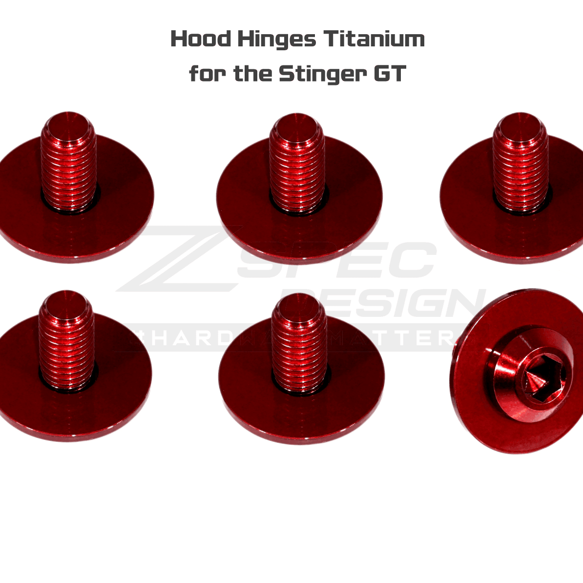 ZSPEC "Stage 3" Dress Up Bolts® Fastener Kit for '18+ Stinger GT, Titanium & Billet