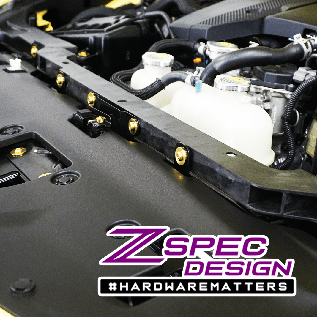 ZSPEC "Stage 1" Dress Up Bolts® Hardware Kit for Nissan Z RZ34, Titanium