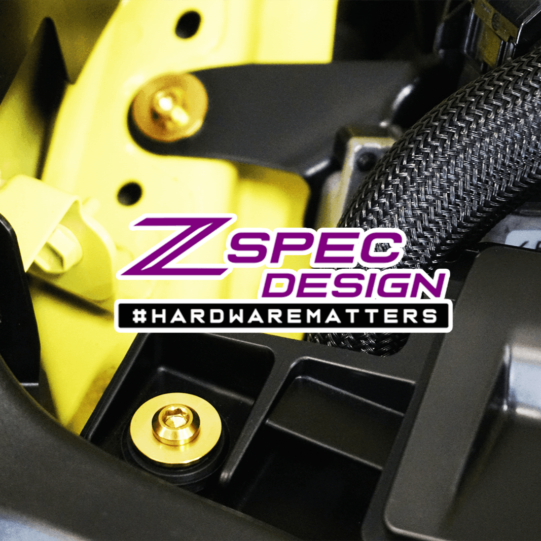 ZSPEC "Stage 1" Dress Up Bolts® Hardware Kit for Nissan Z RZ34, Titanium