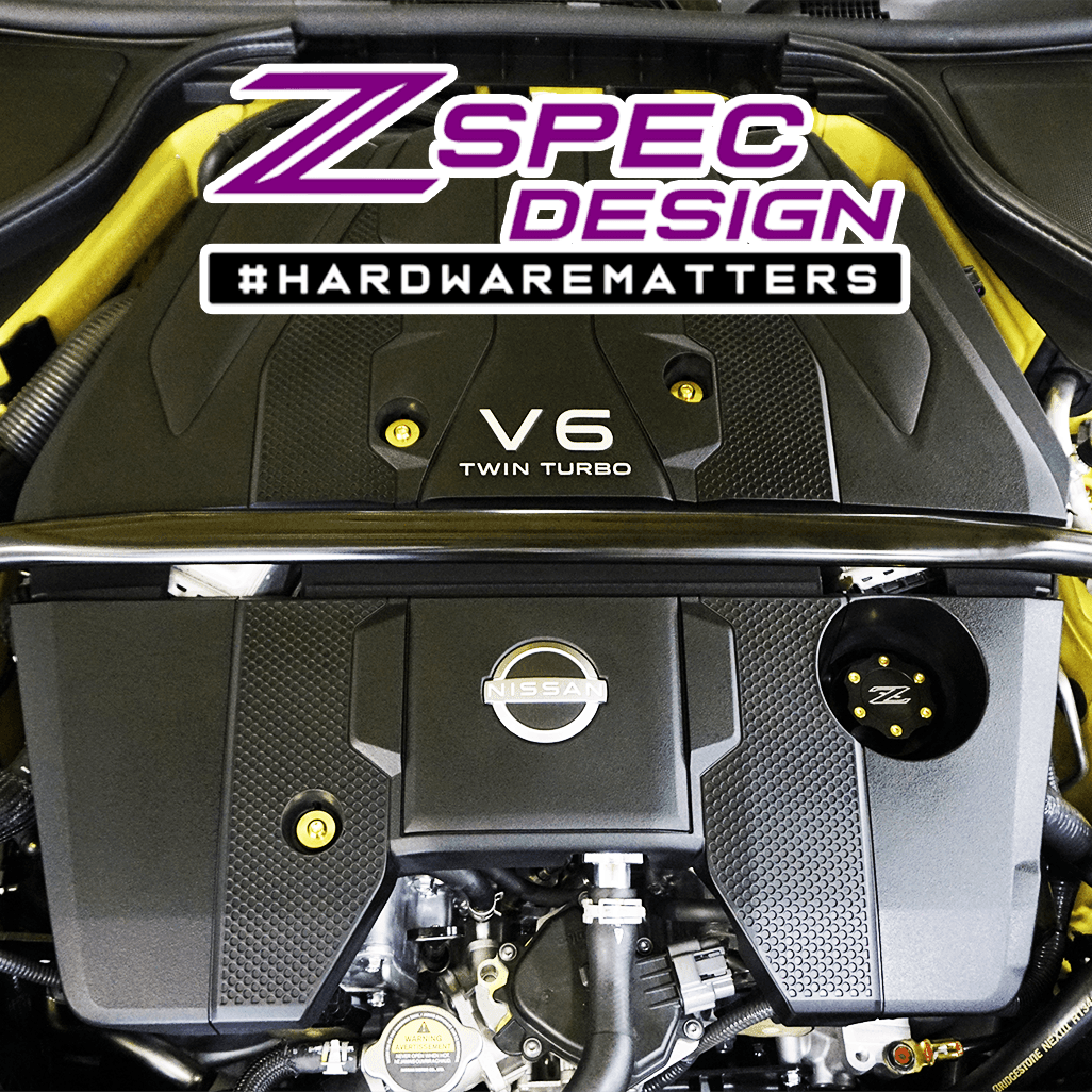 ZSPEC "Stage 2" Dress Up Bolts® Hardware Kit for Nissan Z RZ34, Titanium