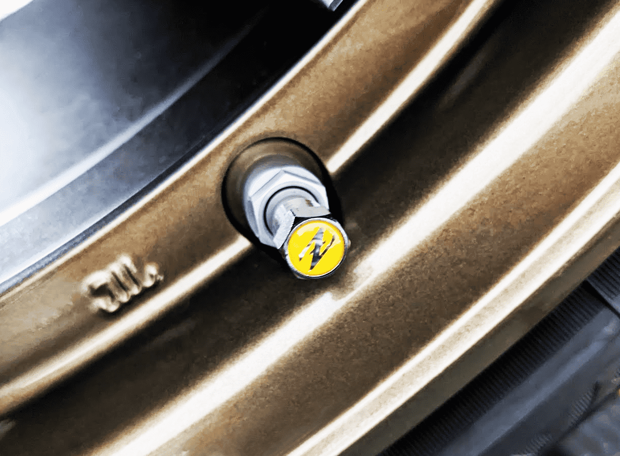 ZSPEC Valve Stem Tire Caps, Style: '23+ Nissan Z RZ34 Black/Blue/Red/Yellow