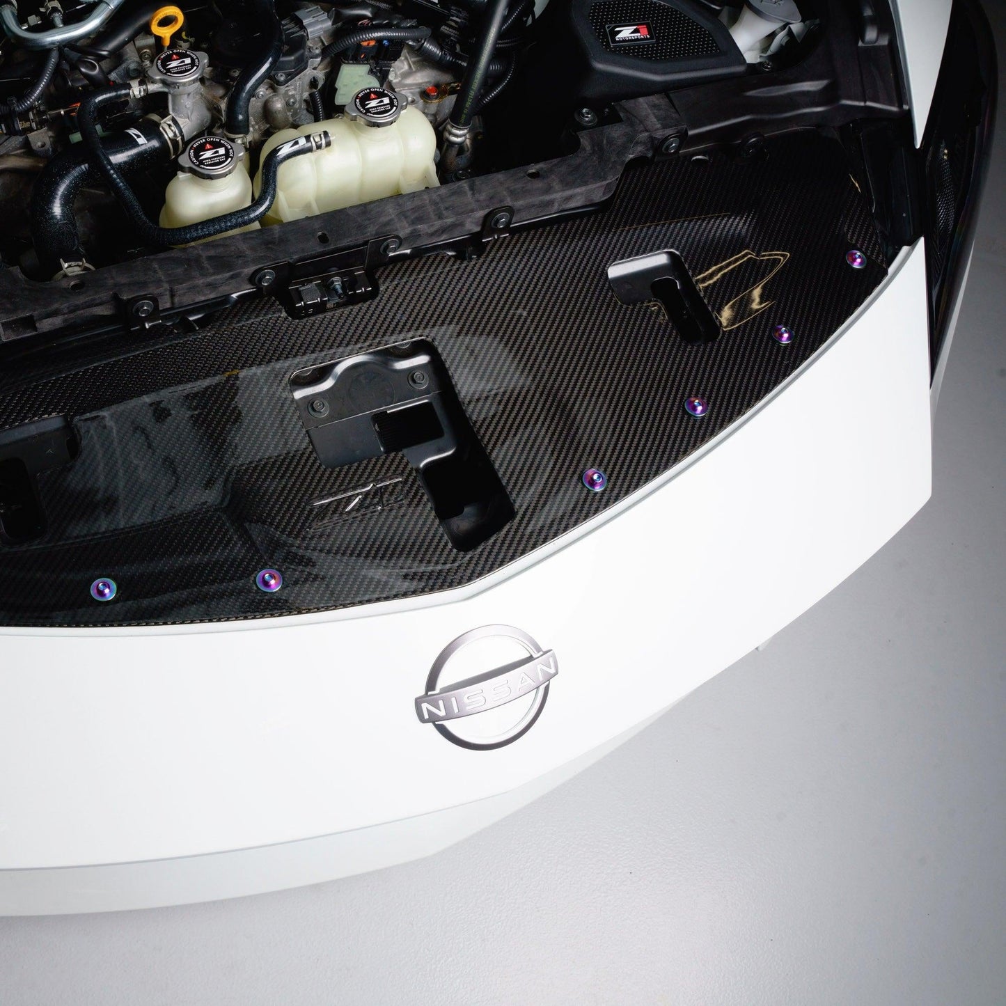 ZSPEC Plastic-Clips Replacements for Z1 Motorsports '23+ Nissan Z RZ34 Radiator Guide, Titanium