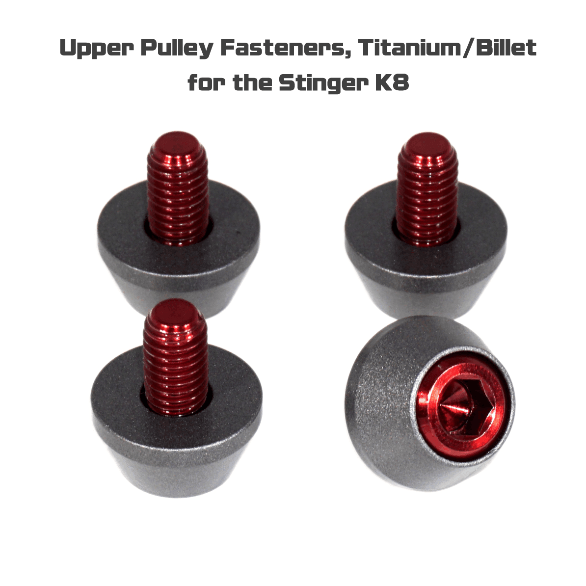 ZSPEC "Stage 3" Dress Up Bolts® Fastener Kit for '18+ Stinger GT, Titanium & Billet