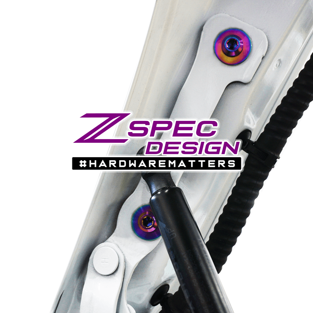 ZSPEC Stage-2 Dress Up Bolts® Fastener Kit for the Tesla Model 3, Grade-5 Titanium
