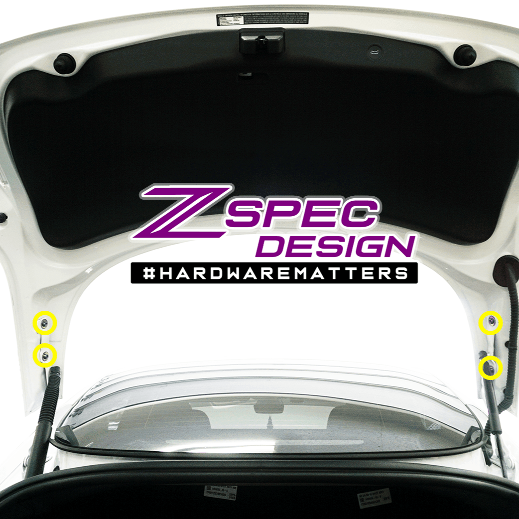 ZSPEC "Stage 2" Dress Up Bolts® Fastener Kit for the Tesla Model 3, Grade-5 Titanium