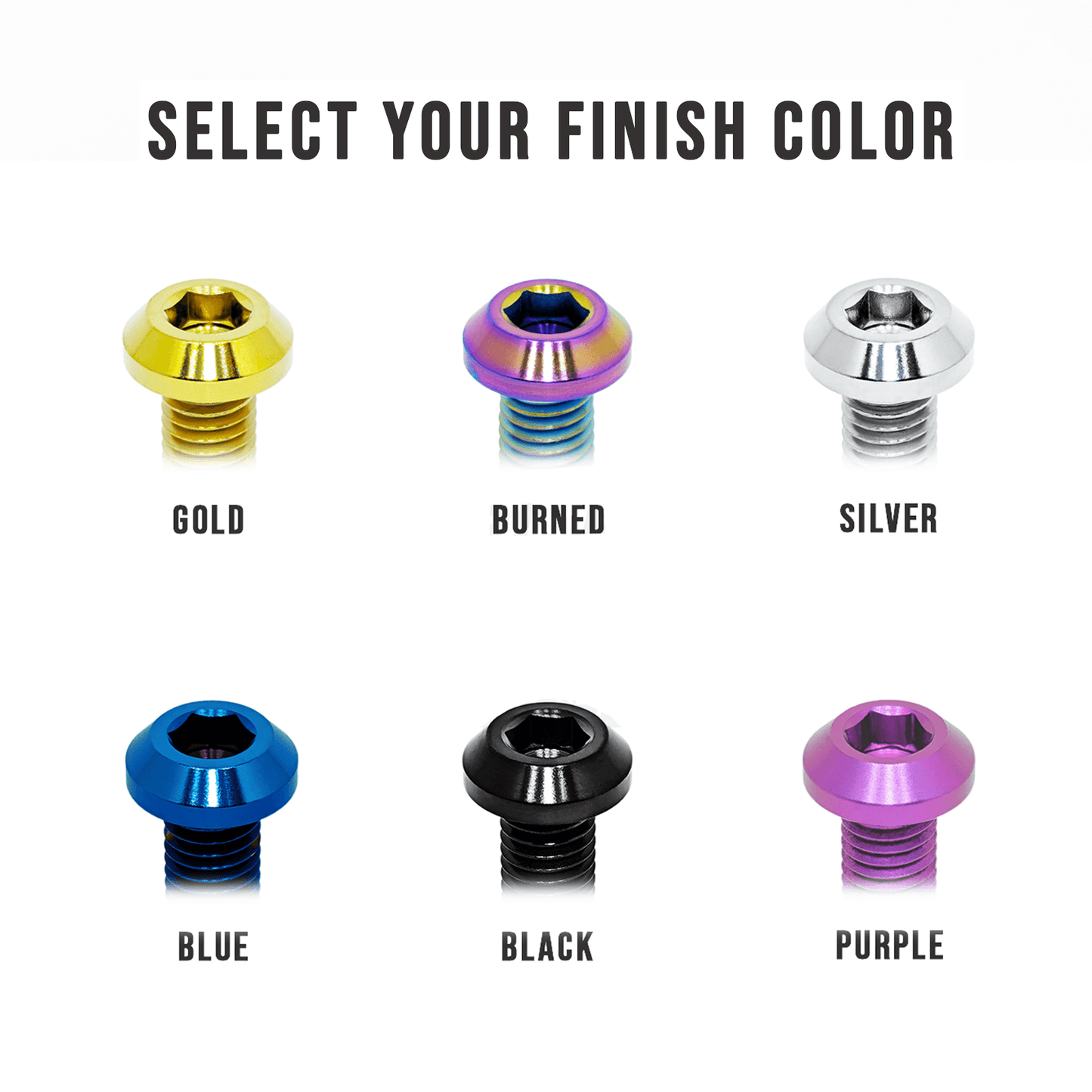 ZSPEC M5-0.8x35mm Dress Up Bolt® Fastener, Angled Head, Titanium Grade-5, Per Each