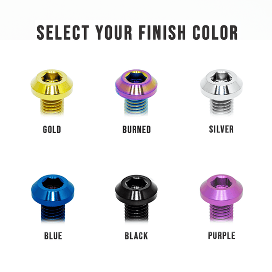 ZSPEC M5-0.8x12mm Dress Up Bolt® Fastener, Angled Head, Titanium Grade-5, Per Each