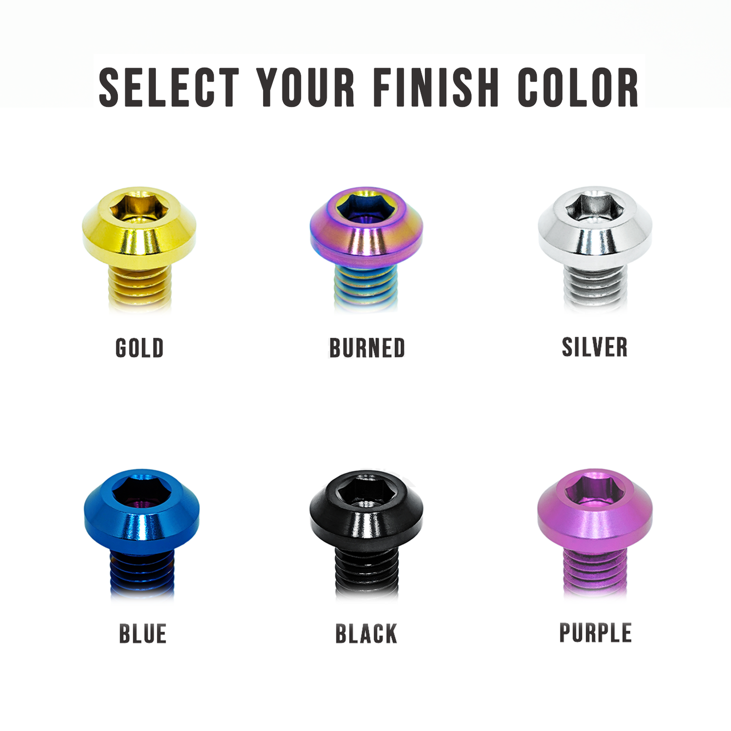 ZSPEC M10-1.25x40mm Dress Up Bolts® Fastener, Titanium GR5, Angled Head, Per Each