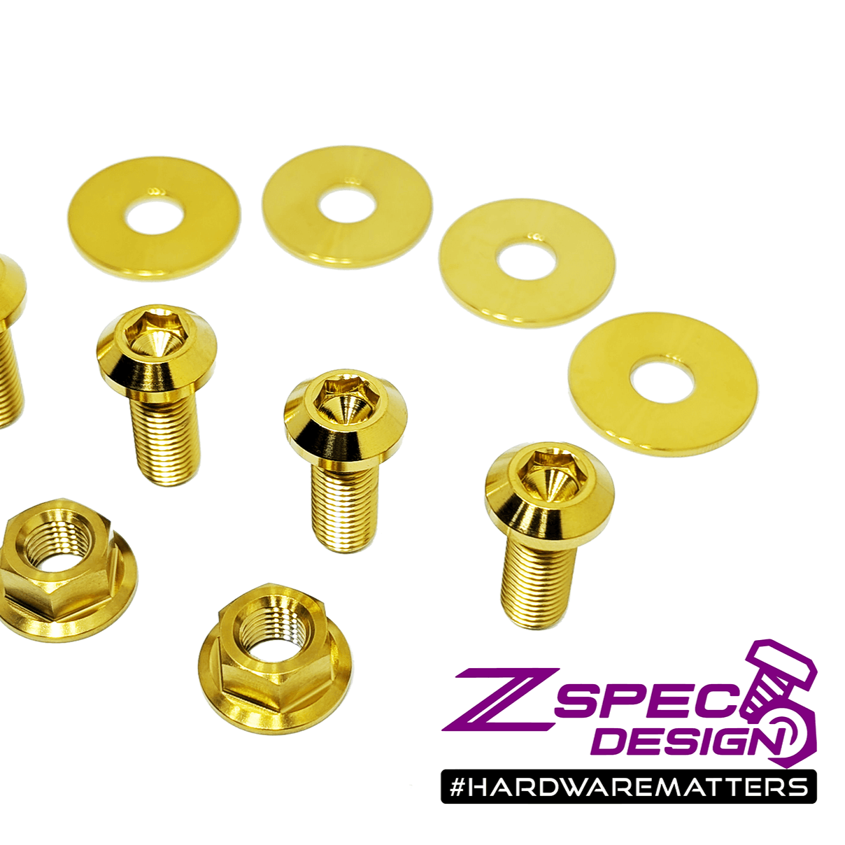 ZSPEC Strut Tower Brace/Bar Fastener Kit for '23+ Nissan Z RZ34, Titanium