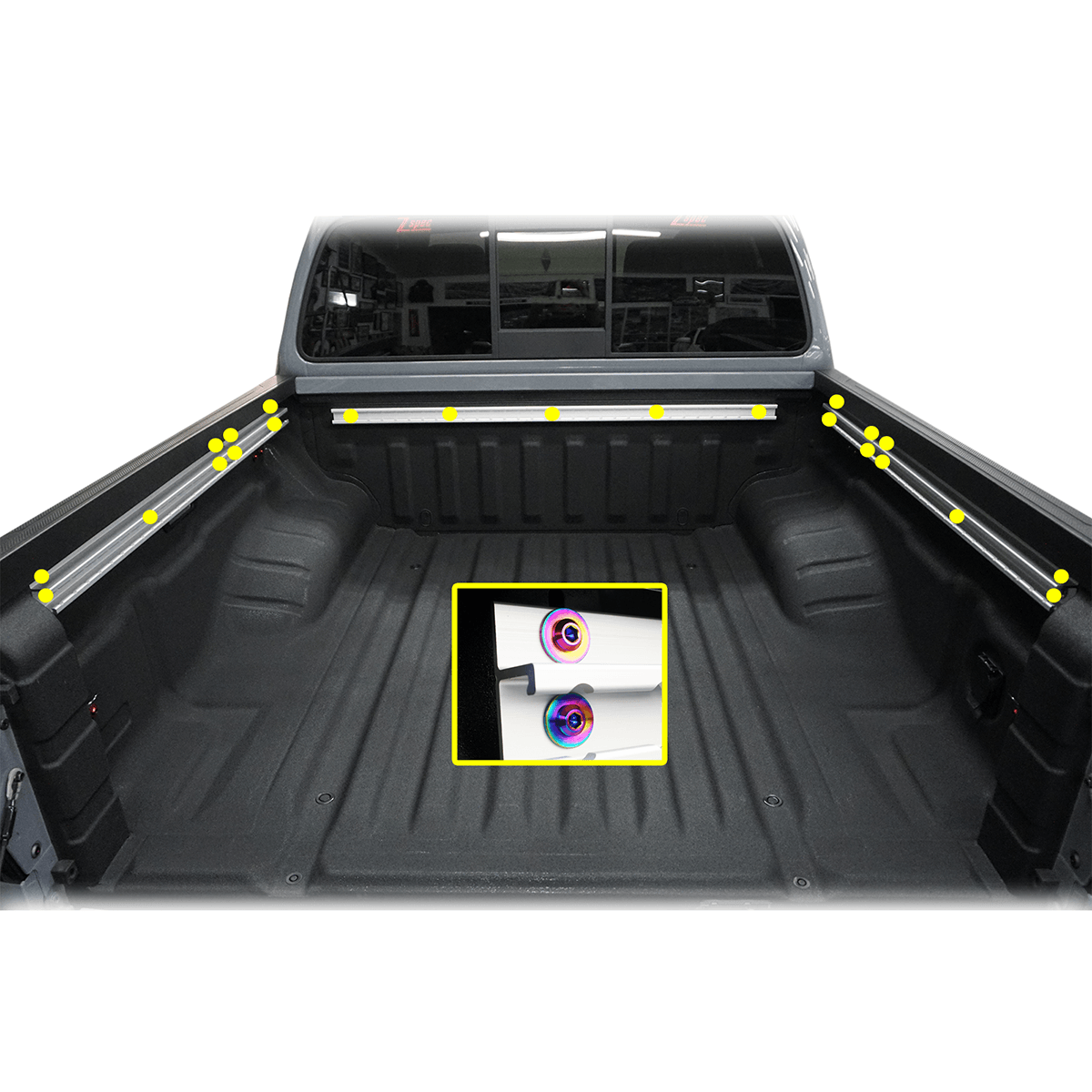 ZSPEC Utili-Track Fastener & Washer for '05+ Nissan Frontier D40/D41, Sold Per Each